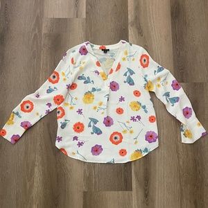 Ann Taylor Floral Shirt